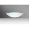 Besa Lighting Sonya 13 Ceiling, Satin Frost, White Clips, 1x11W LED 841725-LED-WH - alternate 1
